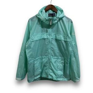 Vintage Head Sportswear Lightweight Windbreaker Jacket‎ Teal Blue Medium 23 x 27